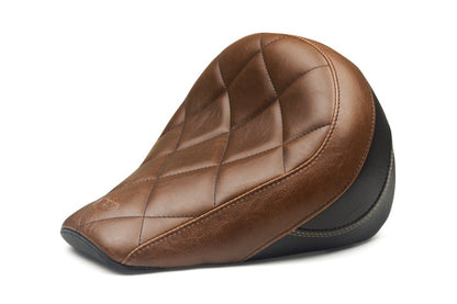 Mustang Motorcycle Mustang 18-21 Indian Scout Bobber Standard Touring Solo Seat Diamond Stitch - Brown 76843 76843 Photo - Primary