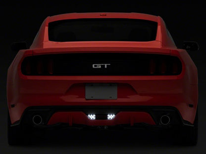 Raxiom 15-17 Ford Mustang Axial LED Reverse Light w/ Running Light Triple Flash Brake Light- Smoked 407864 407864 Photo - Close Up