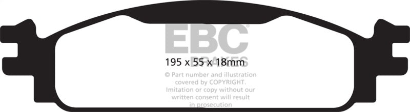 EBC Disc Brake Pad Set DP41825R Photo - Primary