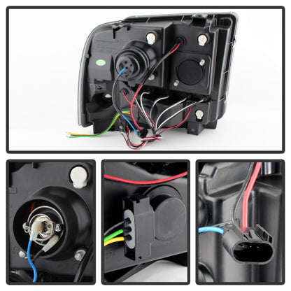 Spyder Ford F250/350 05-07 Projector Headlights LED Halo LED Blk Smke PRO-YD-FS05-HL-BSM 5078483 5078483 User 1