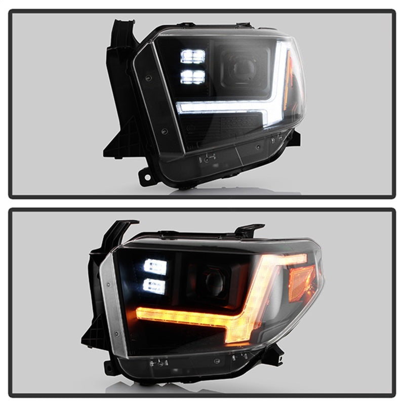 SPYDER Signature 14-21 Toyota Tundra SR/SR5 Projector Headlights - Black (PRO-YD-TTU14V2SI-SBSEQ-BK) 5088802 5088802 Photo - Unmounted