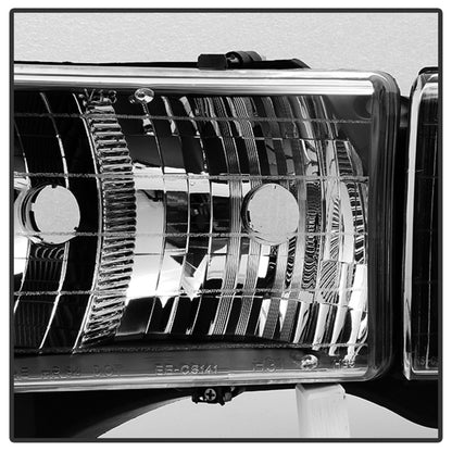 SPYDER Xtune Dodge Ram Sport Model Only 1999-2002 OEM Headlights Black HD-JH-DR99-SP-BK 9032158 9032158 Photo - Unmounted
