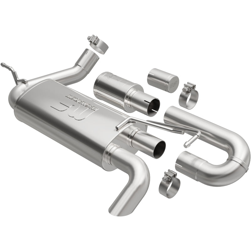 Magnaflow 07-18 Jeep Wrangler JK Overland Series Axle-Back Exhaust System 19668 19668 Photo - Primary