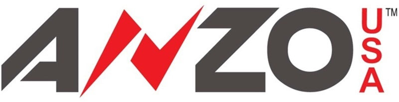 Anzo 2007-2015 Jeep Wrangler LED Taillights Smoke 311203 Logo Image