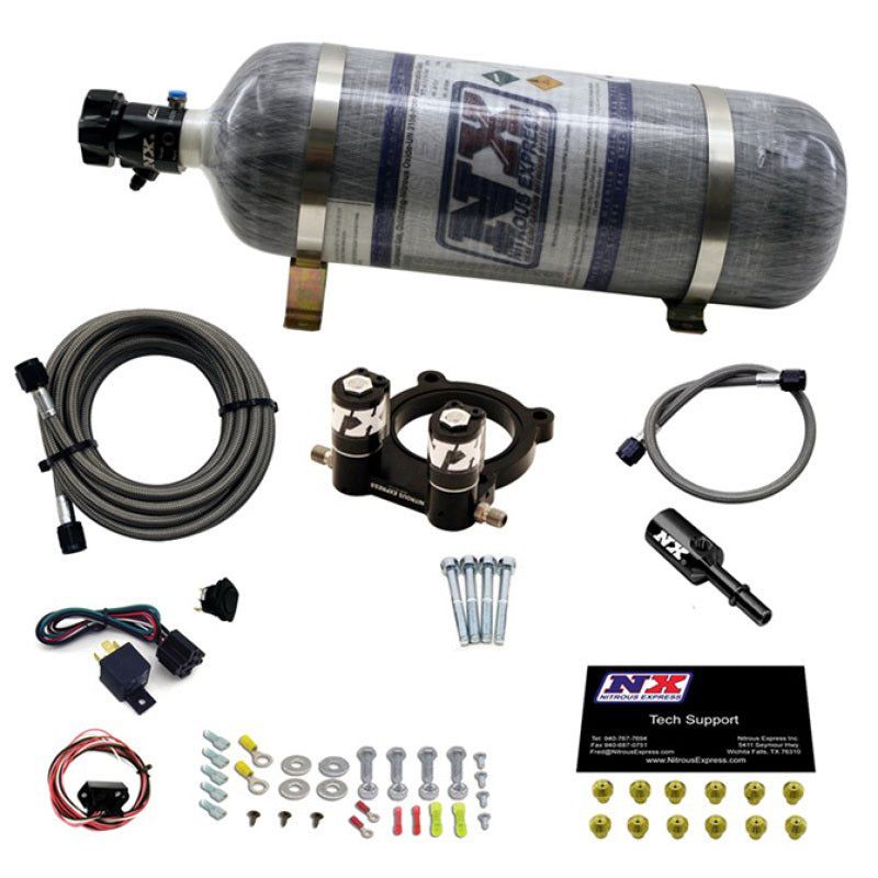 Nitrous Express Ford 2.3L Ecoboost Nitrous Plate Kit w/12lb Bottle 20954-12 20954-12 Photo - Primary