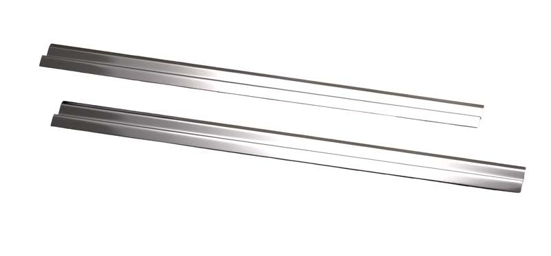 Kentrol 97-06 Jeep Wrangler TJ Entry Guards Pair - Polished Silver 30494 30494 Photo - Primary
