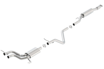 Borla 13-15 Hyundai Veloster Turbo 1.6L AT/MT FWD 2dr Dual Center Rear Exit Cat-Back Exhaust 140506 140506 Photo - Primary