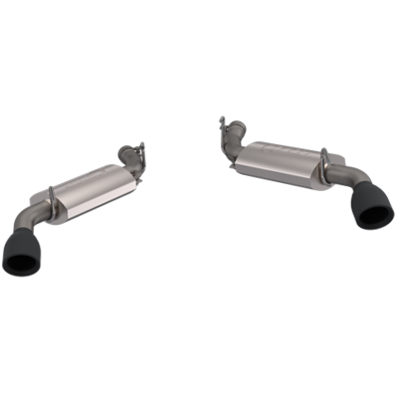 QTP 10-13 Chevrolet Camaro SS 6.2L 304SS AR3 Axle Back Exhaust w/4.5in Black Tips 600110B 600110B Photo - Primary