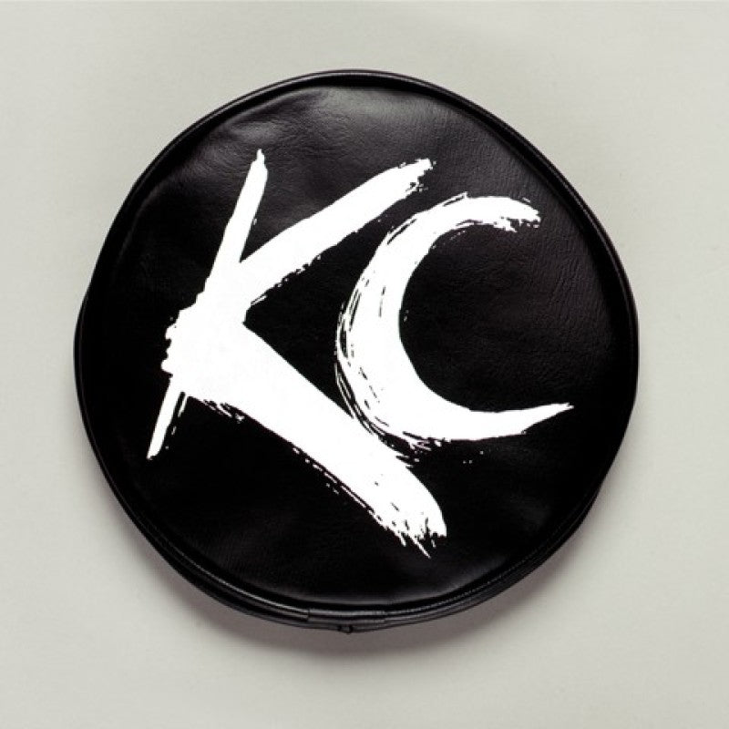 KC HiLiTES 6in. Round Soft Cover (Pair) - Black w/Yellow KC Logo 5102 5102 Photo - Unmounted