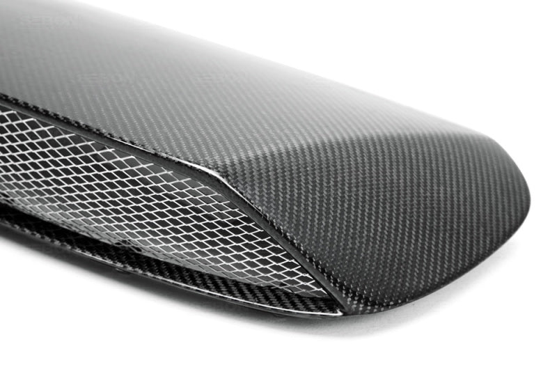Seibon Carbon Fiber Hood Scoop For 2008-2014 Subaru WRX/STi HDS0809SBIMP-STI Photo - Primary