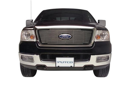 Putco 03-06 Ford Expedition w/ Logo CutOut Shadow Billet Grilles 71117 71117 Photo - Mounted