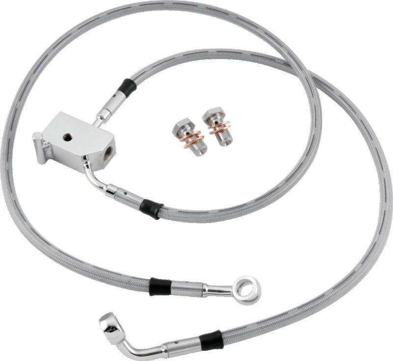 TwinPower Twin Power L87-99 FXST Models Stainless Steel Dot Brake Line Kit Rear Stock Length 035868 035868 User 3