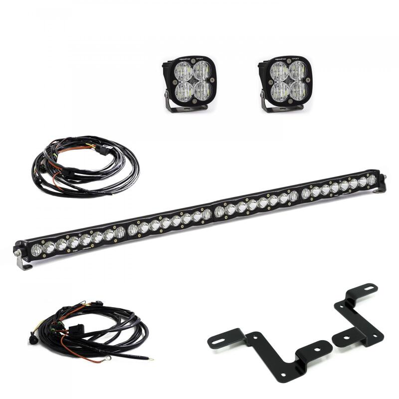 Baja Designs 2018 Wrangler JL S8 Squadron Sport Driving/Combo Pattern 40in Cowl Mount 447506 447506 Photo - Primary