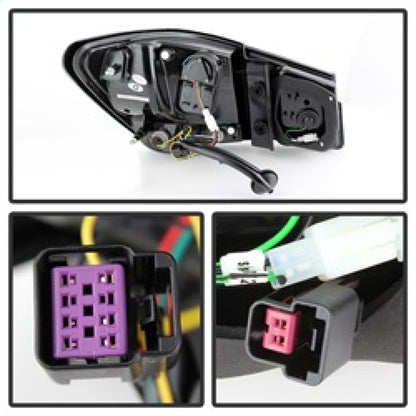 Spyder Chevy Cruze 2011-2014 Light Bar LED Tail Lights Black ALT-YD-CCRZ11-LBLED-BK 5076595 5076595 Photo - Unmounted