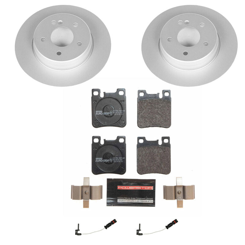 PowerStop Power Stop 98-03 Mercedes-Benz E320 Rear Euro-Stop Brake Kit ESK6377 ESK6377 Photo - Primary