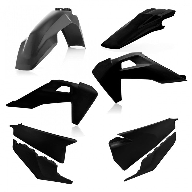 Acerbis 20-23 Husqvarna TE150i-300i/ FE350/s-501/s Plastic Kit - Black 2791550001 2791550001 Photo - Primary