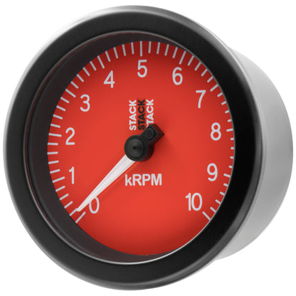 Autometer Stack Sport 88mm 0-10K RPM Tachometer - Red ST100-010R ST100-010R User 2
