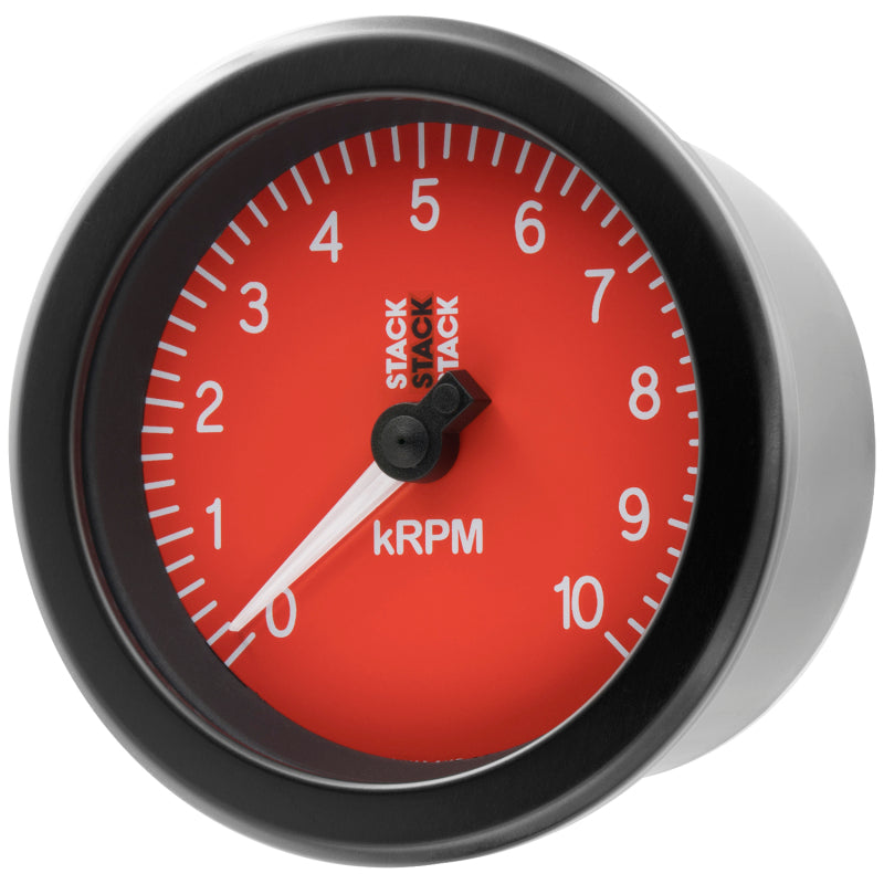 Autometer Stack Sport 88mm 0-10K RPM Tachometer - Red ST100-010R ST100-010R User 2
