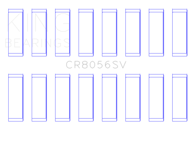 King Engine Bearings King Ford 6.7 Power Stroke V8 Diesel (Size 0.05) Connecting Rod Bearing Set CR8056SV0.5 CR8056SV0.5 Photo - Primary