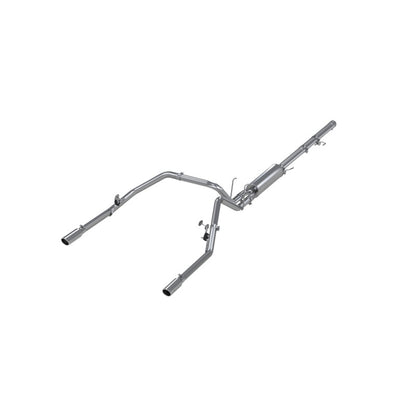 MBRP 2006-2008 Dodge Ram Hemi 1500 5.7L SC/CC-SB Cat Back Dual Split Rear S5126AL Photo - Primary