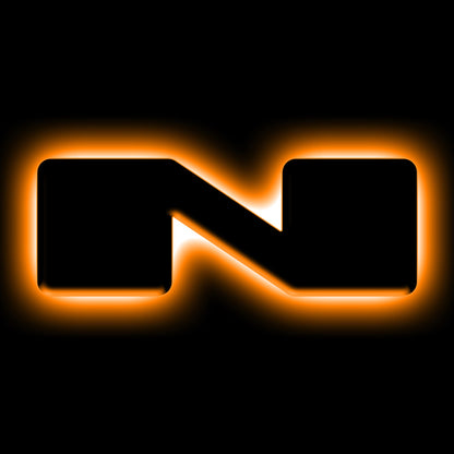 ORACLE Lighting Universal Illuminated LED Letter Badges - Matte Black Surface Finish - N 3141-N-005 3141-N-005 Photo - Primary
