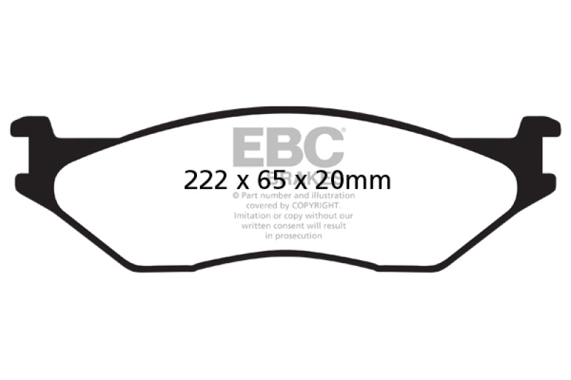 EBC Disc Brake Pad Set DP61653 Photo - Primary