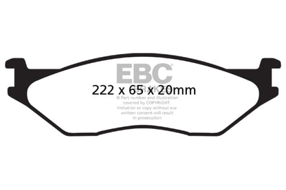 EBC Disc Brake Pad Set DP61653 Photo - Primary