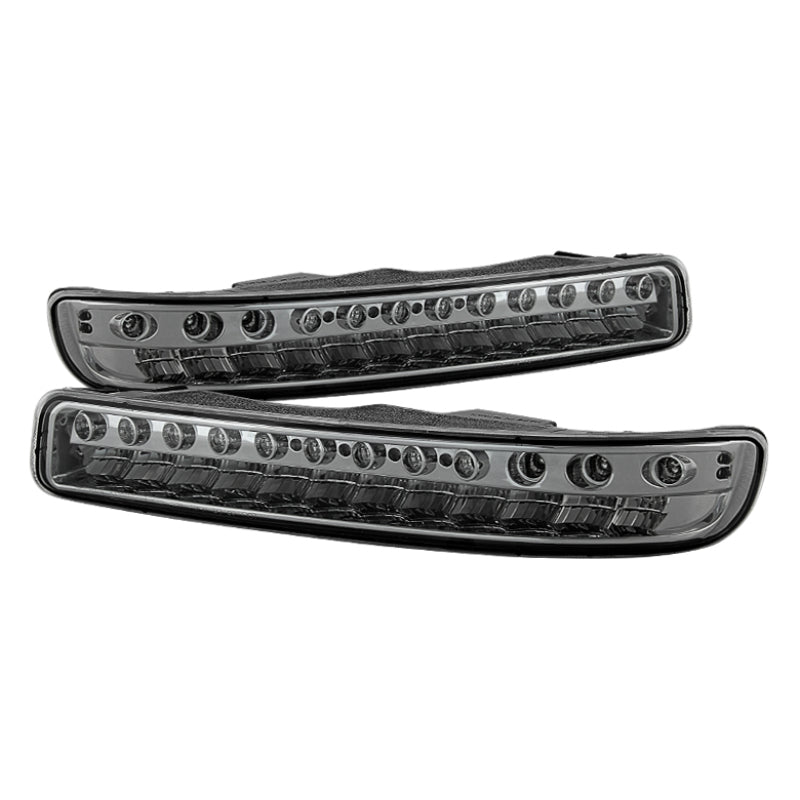 SPYDER Xtune GMC Sierra 99-06 Full LED Bumper Lights Smoke CBL-JH-GS99-LED-SM 9027130 9027130 Photo - Primary
