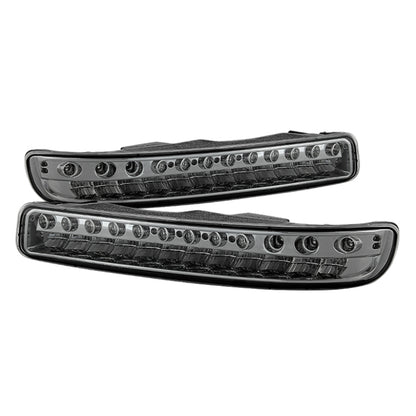 SPYDER Xtune GMC Sierra 99-06 Full LED Bumper Lights Smoke CBL-JH-GS99-LED-SM 9027130 9027130 Photo - Primary