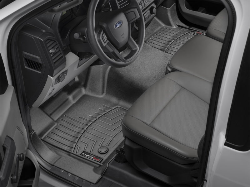 WeatherTech 2012-2019 Nissan NV Passenger Rear FloorLiner for Vinyl Floors - Black 4411172V 4411172V Photo - Primary