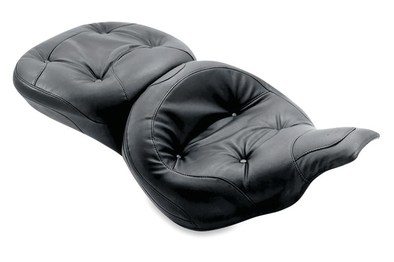 Mustang Motorcycle Mustang 97-07 Harley Electra Glide & Road Glide Wide Touring 1PC Seat Regal - Black 75537 75537 Photo - Primary