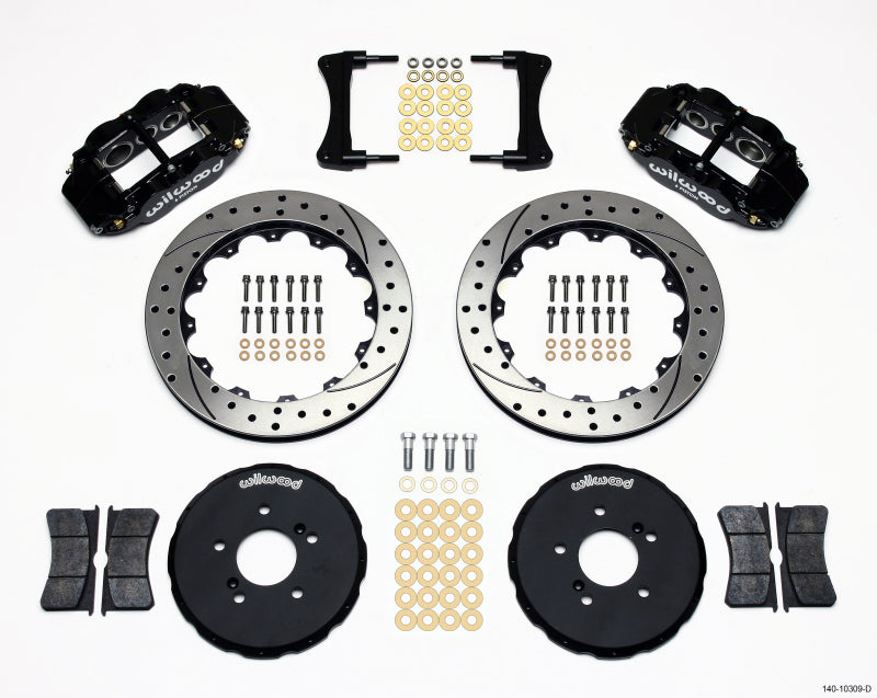 Wilwood Narrow Superlite 6R Front Hat Kit 12.88in Drilled Honda S2000 140-10309-D 140-10309-D Photo - Primary