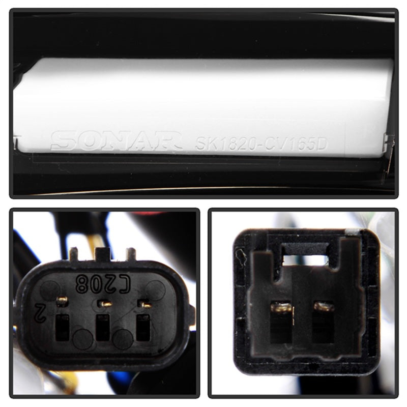 SPYDER 16-19 Honda Civic 5 Door Hatchback Light Bar LED Tail Lights - Black Chrome(ALT-YD-HC16HB-BC) 5088819 5088819 Photo - Unmounted