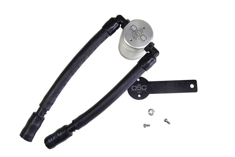 J&L 13-19 Ford Fusion 1.5L EcoBoost Oil Separator 3.0 Passenger Side - Clear Anodized 3039P-C 3039P-C Photo - Primary