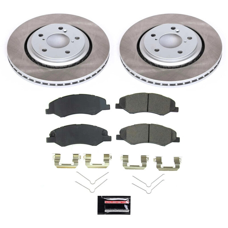 PowerStop Power Stop 18-22 Honda Odyssey Front Semi-Coated Rotor Kit SC7670 SC7670 Photo - Primary