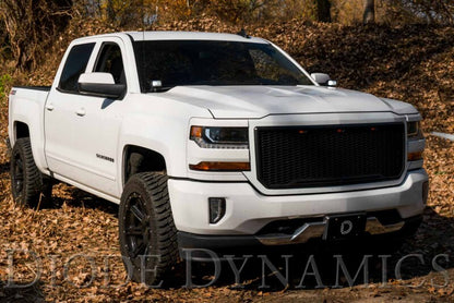 Diode Dynamics 14-19 Silverado/Sierra SSC2 LED Ditch Light Kit - Sport Yellow Combo DD6660 DD6660 User 2
