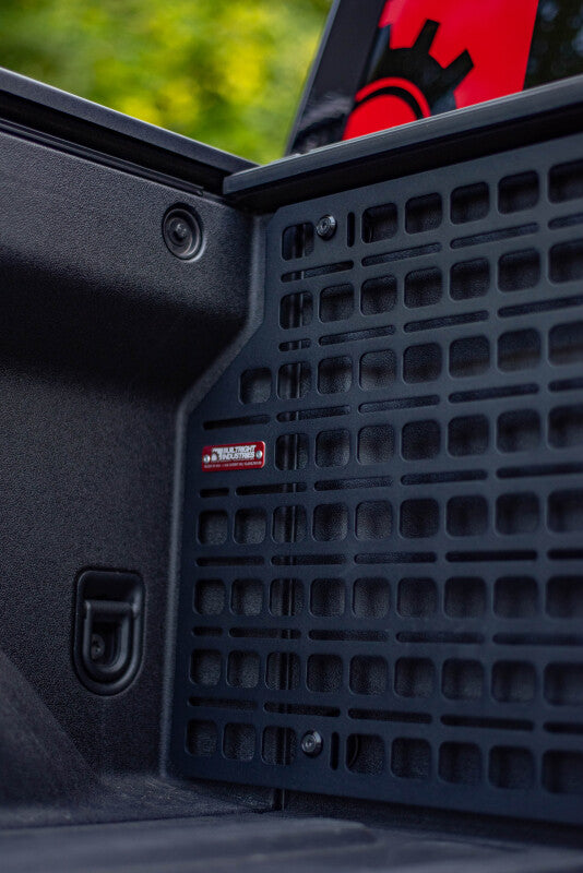 BuiltRight Industries 2022+ Rivian R1T Bedside Rack System - Cab Wall Molle Panel Kit 102701 102701 Photo - Unmounted