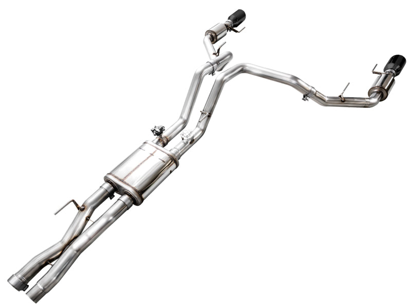 AWE Tuning AWE Gen 3 Raptor R SwitchPath Exhaust - Diamond Black Tips 3025-33852 3025-33852 Photo - out of package