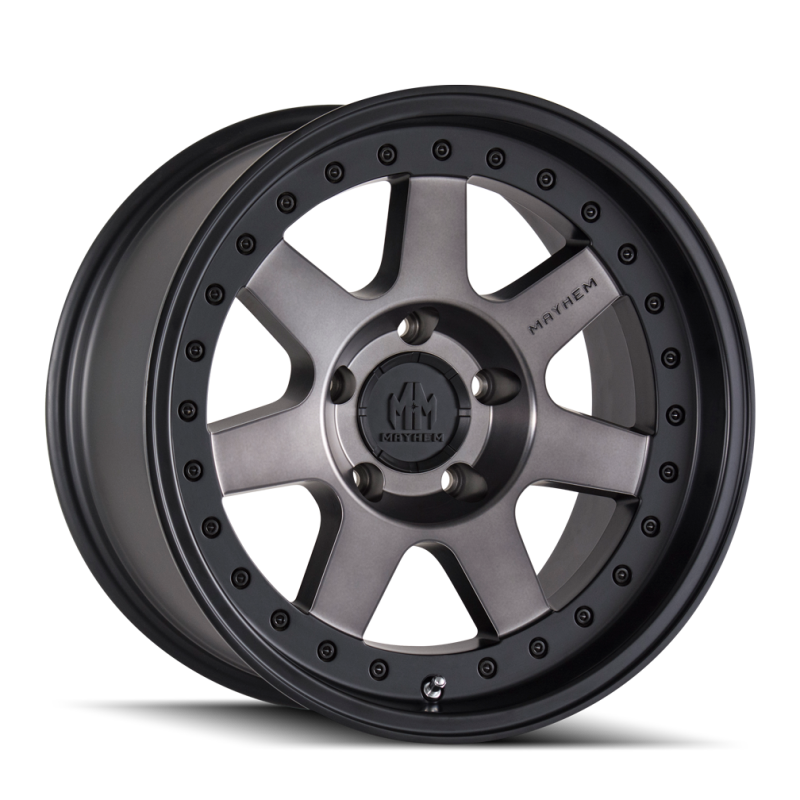 Mayhem 8300 Prodigy 20x9 / 8x180 BP / 0mm Offset / 130.8mm Hub Matte Black w/ Dark Tint Wheel 8300-2978TM 8300-2978TM Photo - Primary