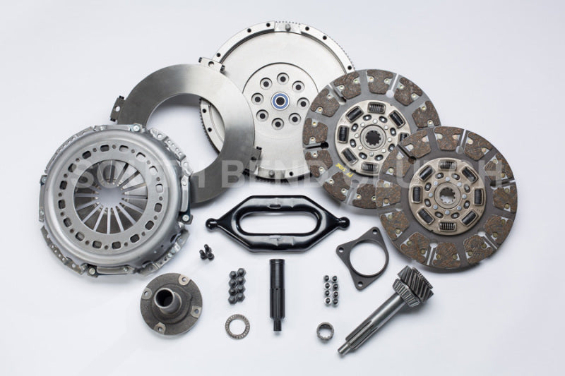South Bend Clutch 94-03 Dodge 5.9L NV4500 Organic Street Dual Disc Clutch Kit w/ Input Shaft SDD3250-5K-ORG SDD3250-5K-ORG Photo - Primary
