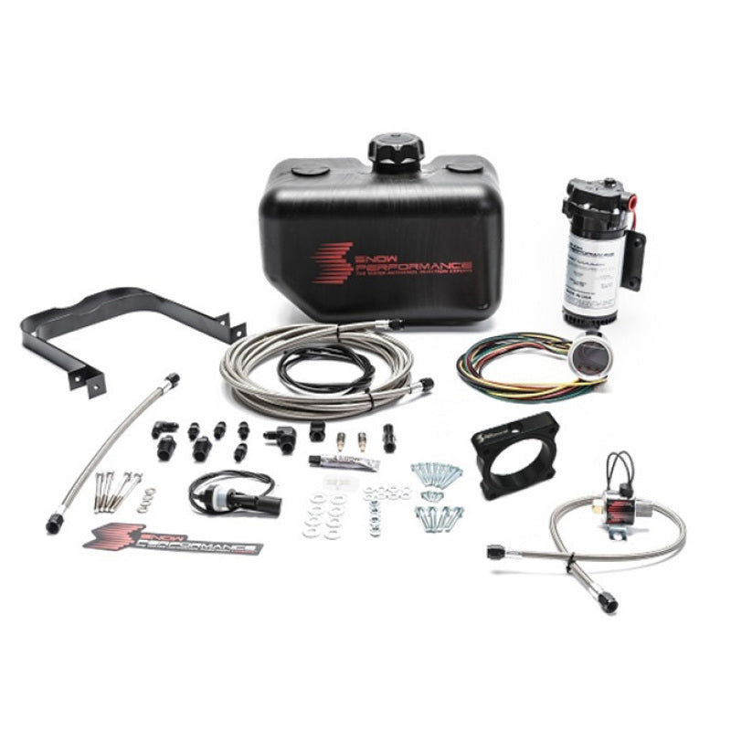 Snow Performance 15-17 Mustang EcB Stg 2 Boost Cooler Water Injection Kit (SS Braid Line & 4AN) SNO-2134-BRD SNO-2134-BRD Photo - Primary