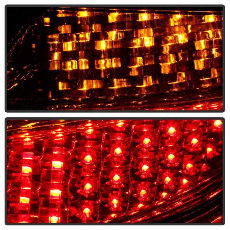SPYDER Xtune Porsche 911 996 ( Non 4S. Turbo. GT3 ) 99-04 LED Tail Lights Red Clear ALT-ON-P99699-LED-RC 5013132 5013132 Photo - Unmounted