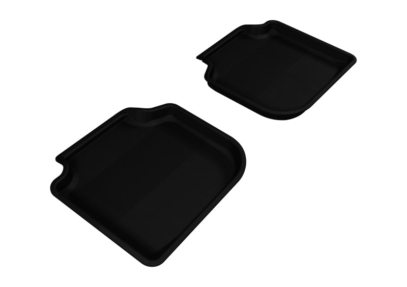 3D MAXpider 2012-2019 Volkswagen Passat Kagu 2nd Row Floormats - Black L1VW05621509 L1VW05621509 Photo - Primary