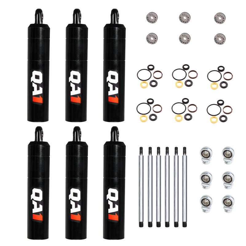 QA1 13.50 Stud/T-Bar V-None Dry LD Piston Shock Large Steel 9.38 - 6 Pack 5Q94LD-DRY-6PK 5Q94LD-DRY-6PK Photo - Primary