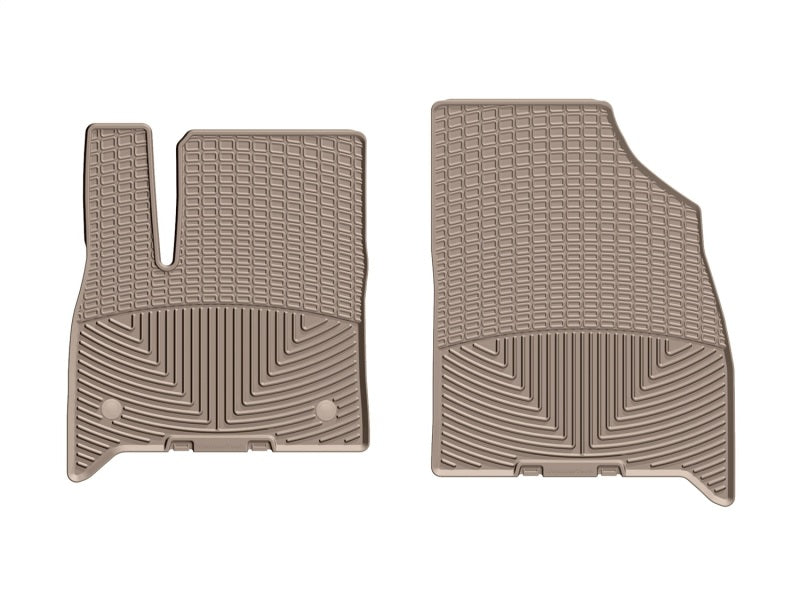 WeatherTech WT Rubber Mats - Front - Tan Floor Mats Floor Mats - Rubber main image