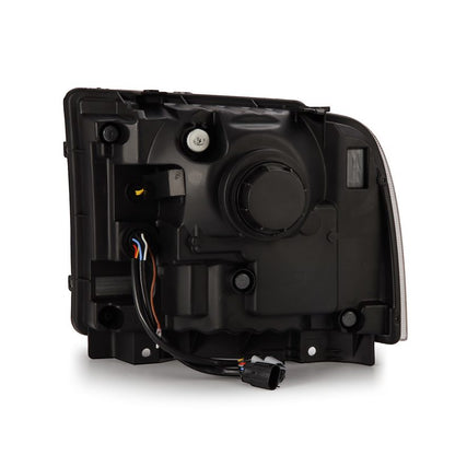 AlphaRex 05-07 Ford F250/350/450/550 Super Duty LUXX LED Proj HL Blk w/Actv Light & Seq Sig + SB DRL 880317 880317 User 1