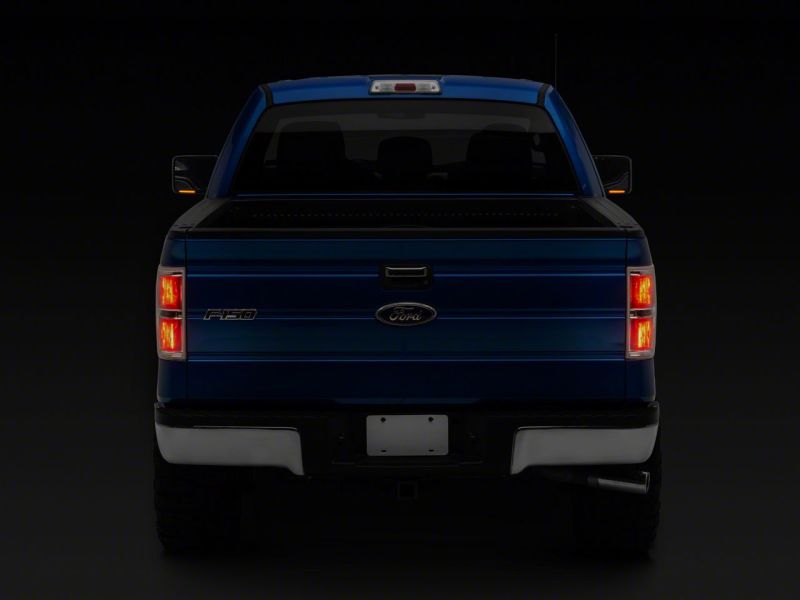 Raxiom 04-14 Ford F-150 Axial Series Side Mirror LED Turn Signal Lights- Smoked T542597 T542597 Photo - Close Up
