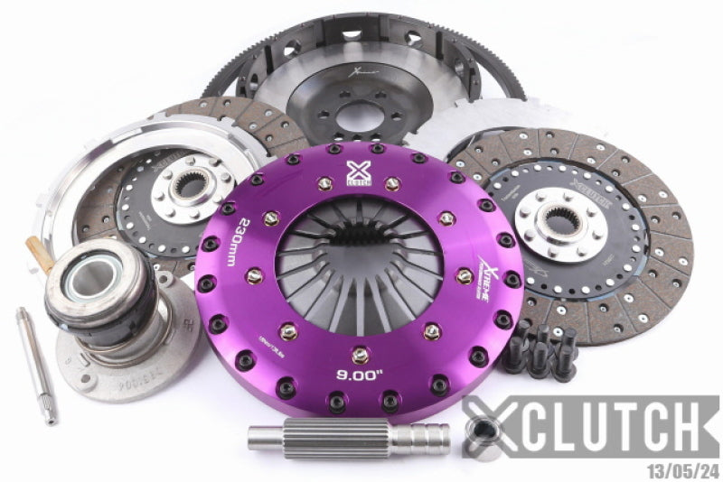 XCLUTCH 98-02 Chevrolet Camaro Z28 5.7L 9in Twin Solid Organic Clutch Kit XKGM23630-2G XKGM23630-2G Photo - Primary