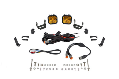 Diode Dynamics SS3 LED Bumper 1 1/2 In Roll Bar Kit Max - Yellow Combo (Pair) DD7660 DD7660 Photo - Primary
