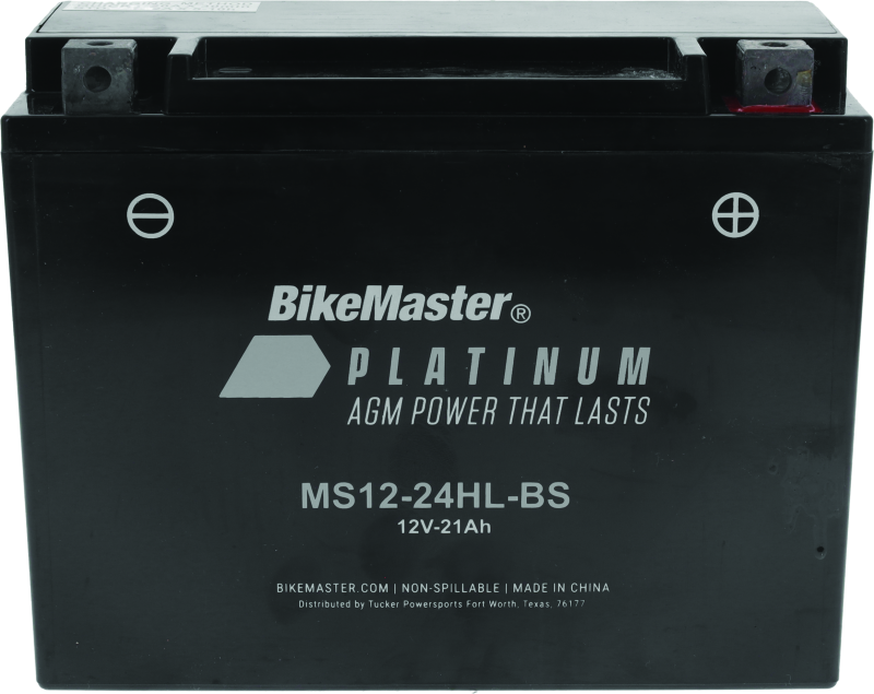 BikeMaster AGM Battery - MS12-24HL-BS 780765 780765 Photo - Primary